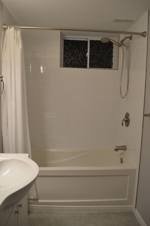 Hair dryer, towels, soap, toilet paper - Two Room Guest Suite with Separate Enterance (Toronto)