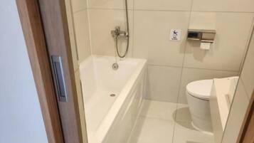 Free toiletries, hair dryer, towels, soap