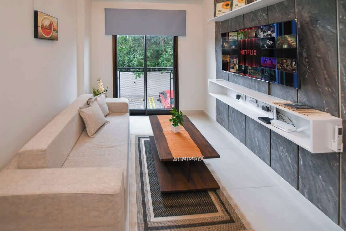 Apartment, City View | Living area