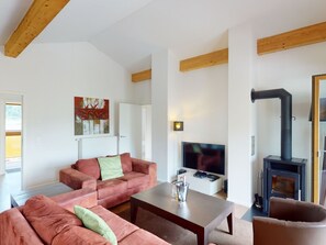 TV, fireplace - Walensee House & Apartments, (Unterterzen), by Interhome (Unterterzen)