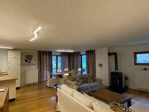 Fernseher, Kamin