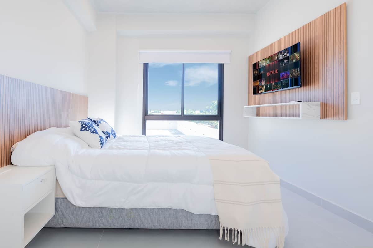 Apartamento, balcón, vistas a la ciudad