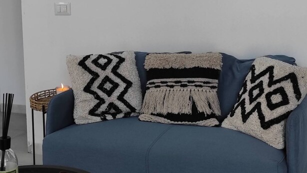 Apartment, 3 Bedrooms, Balcony | Living room - The Courtyard by the Seaside (Calasetta)