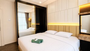 Apartamento luxo, vista para a cidade
