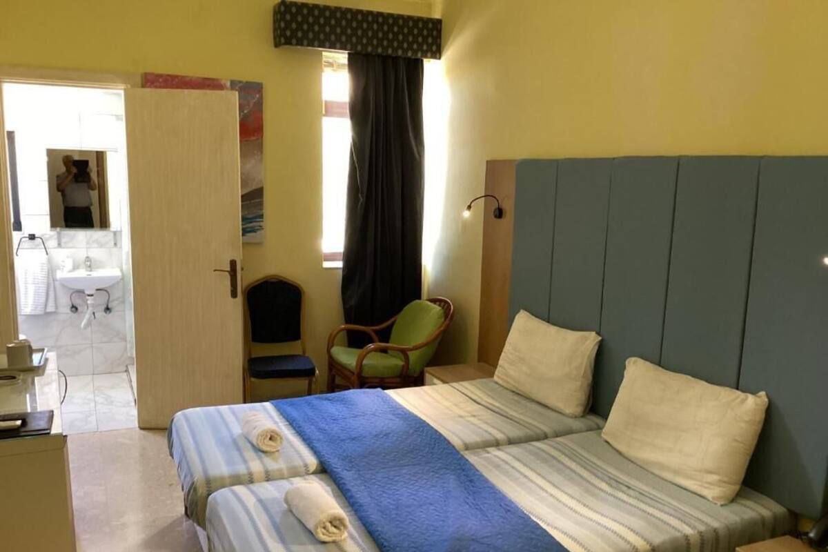 Classic-værelse til 3 personer - udsigt til gårdsplads
