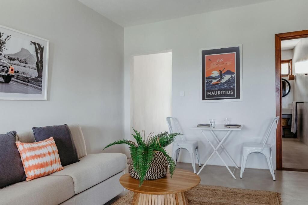 Family Apartment, Garden View, Oceanfront | Living area | 55-inch Smart TV with cable channels, Netflix, streaming services