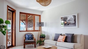 Family Apartment, Garden View, Oceanfront | Living area - Boutik Retreats (Le Morne)