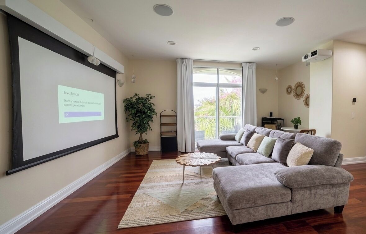 Smart TV, DVD player, books, music library