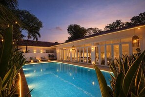 Villa, Balkon, Gartenblick | Pool