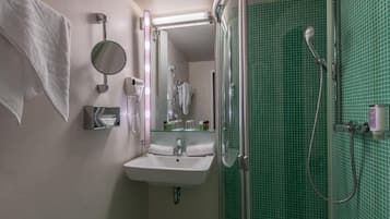 Superior Double Room, Garden View | Bathroom | Hair dryer, slippers, towels, soap