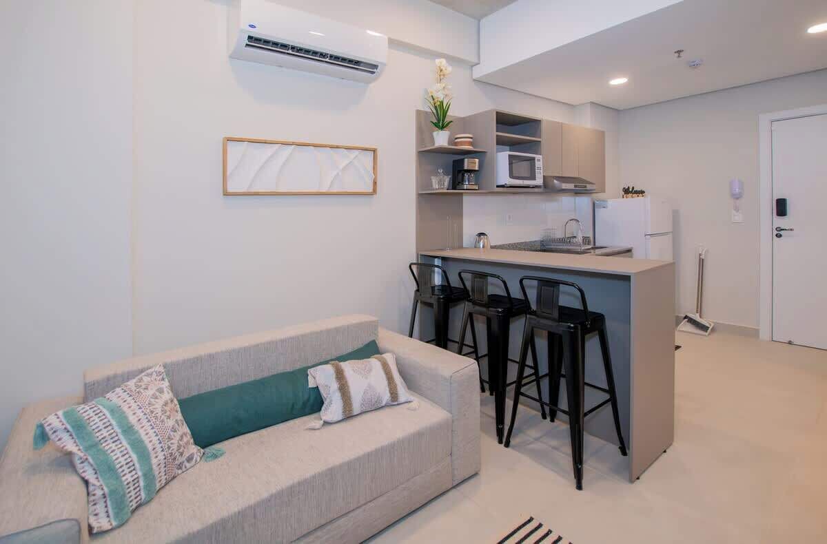 Apartament, vistes a la ciutat | Sala d'estar