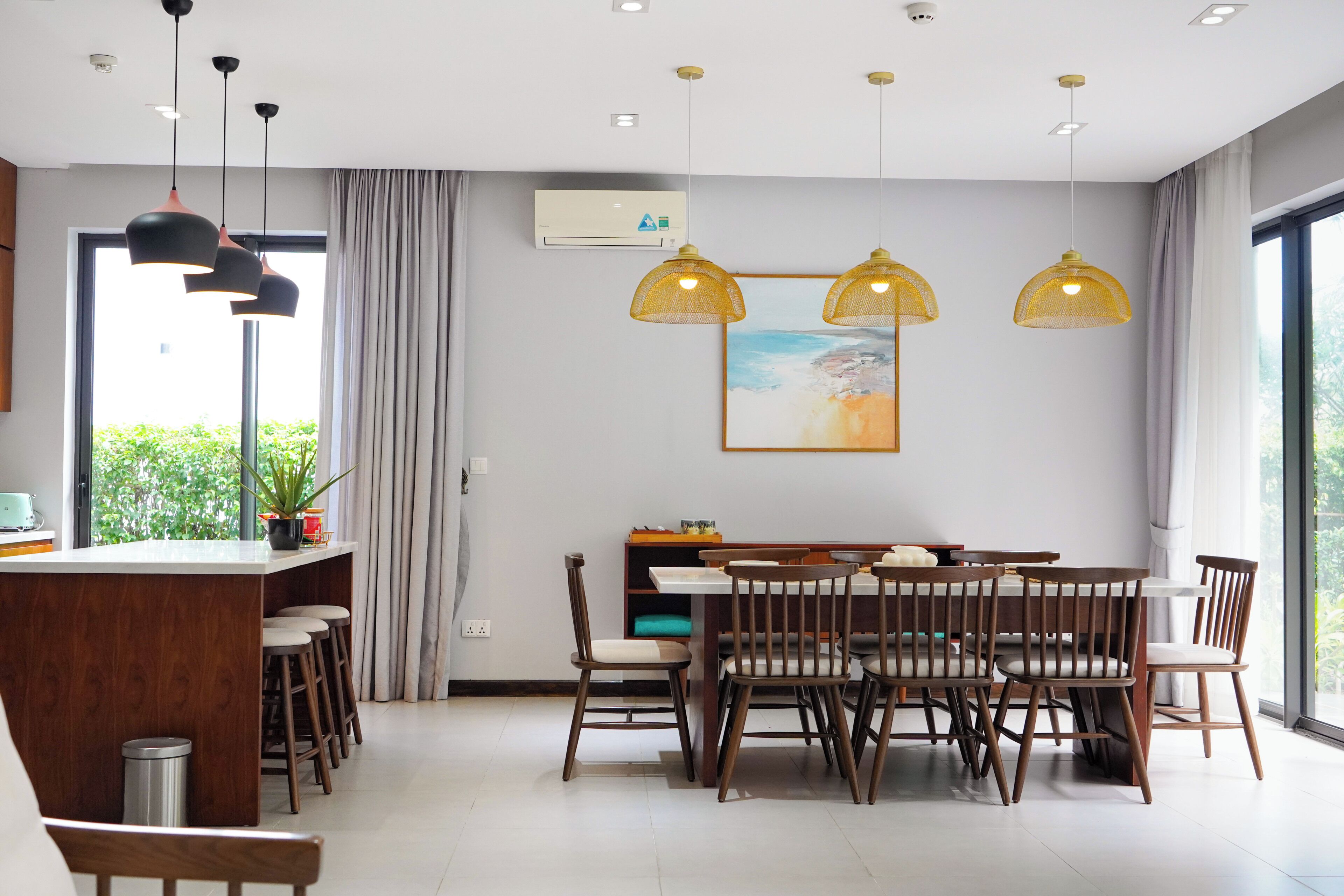 Villa, 4 Bedrooms, Private Pool, Beach View | Private kitchen | Espresso maker, full-size fridge, microwave, oven