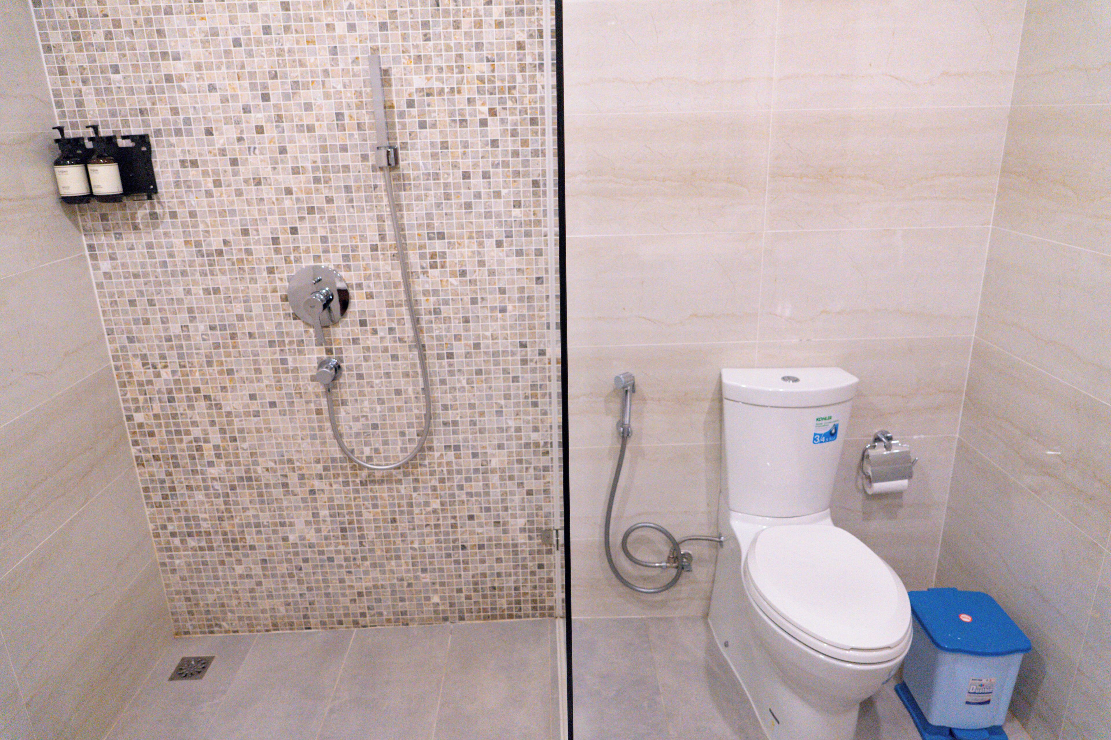 Villa, 4 Schlafzimmer, eigener Pool, Strandblick | Badezimmer