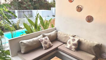 Chambre Double Junior, vue piscine | Vue de la chambre