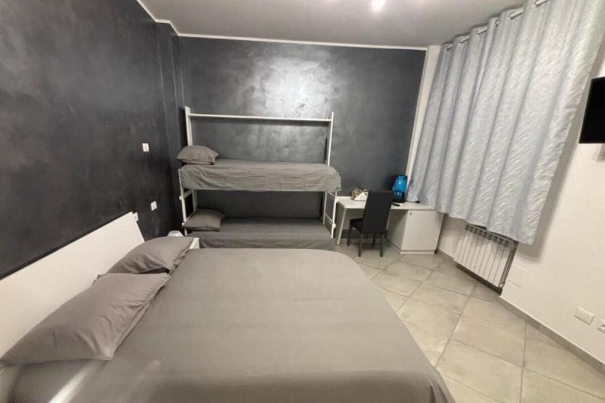In-room safe, desk, laptop workspace, soundproofing