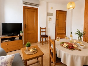 Apartment, 2 Bedrooms, Smoking, Balcony | Living room - Beach, Centre & Garage (Torrevieja)