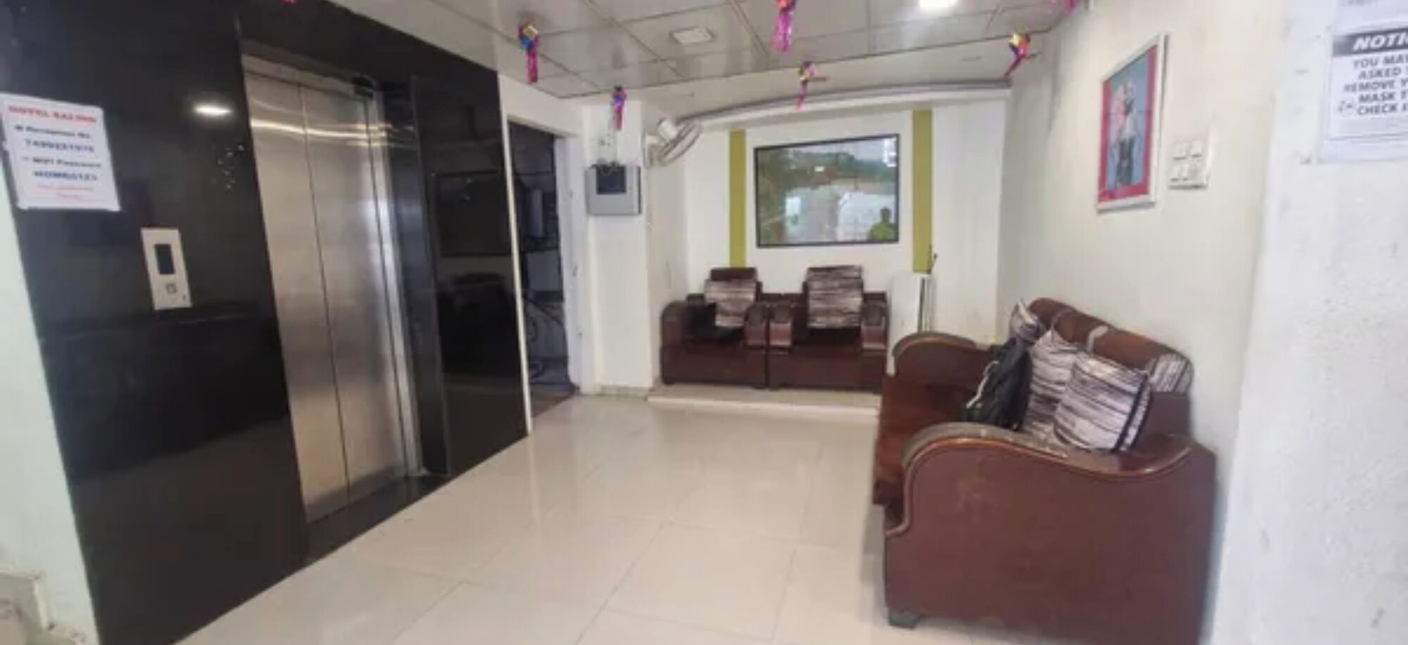 Sala de estar en el lobby