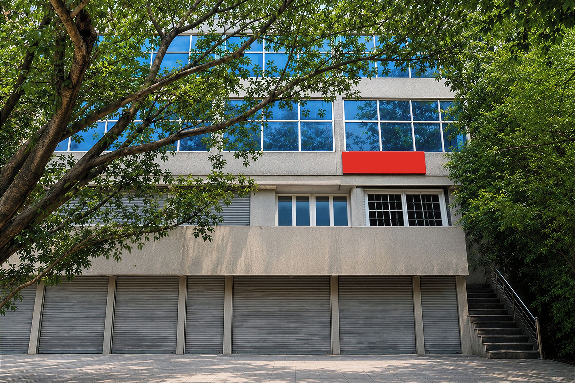 Fassade der Unterkunft