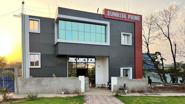 A modern building with a sign reading 'SUNRISE PRIME.' - Sunrise Prime (Ranchi)