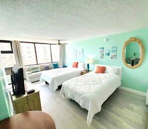 2 habitaciones, tabla de planchar con plancha y wifi gratis 
