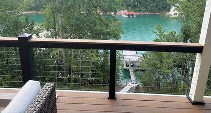 Luxury Norris Lakefront Mtn. Sd. Retreat • Tram • Pvt Dock & Cove • Sleeps 16
