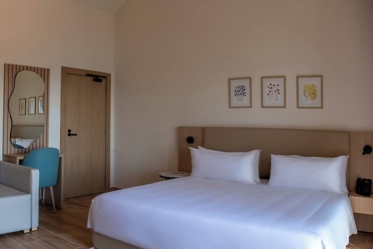 Family Double Room, Mountain View | In-room safe, desk, iron/ironing board (on request), WiFi (free)