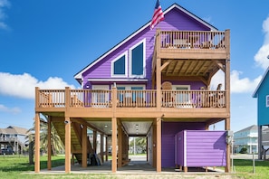 House (4 Bedrooms) | Interior - Walk to Ocean! Crystal Beach Gem w/ Decks & View! (Port Bolivar)
