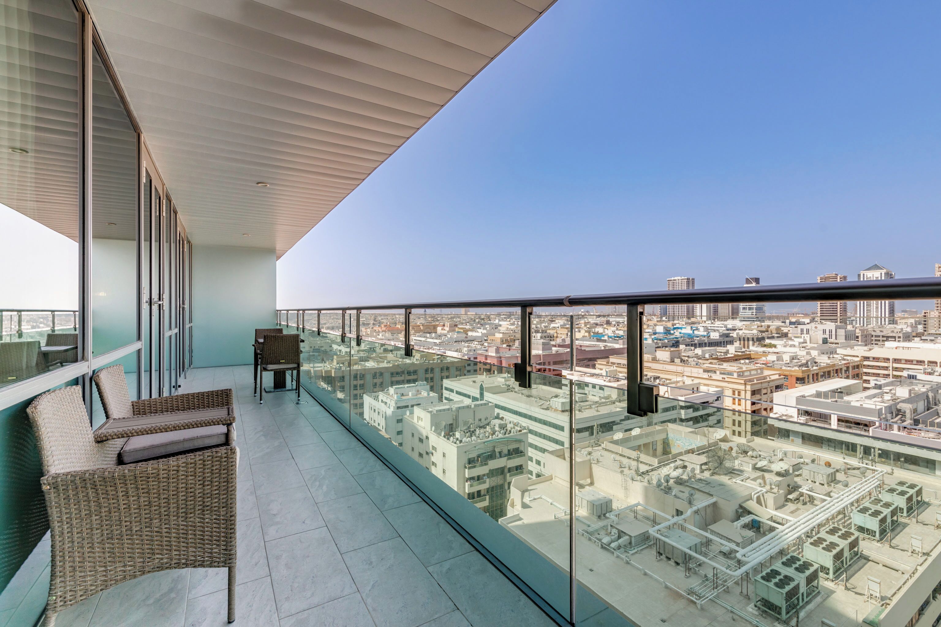 Deluxe Apartment, 1 Bedroom, Balcony, City View | Balcony