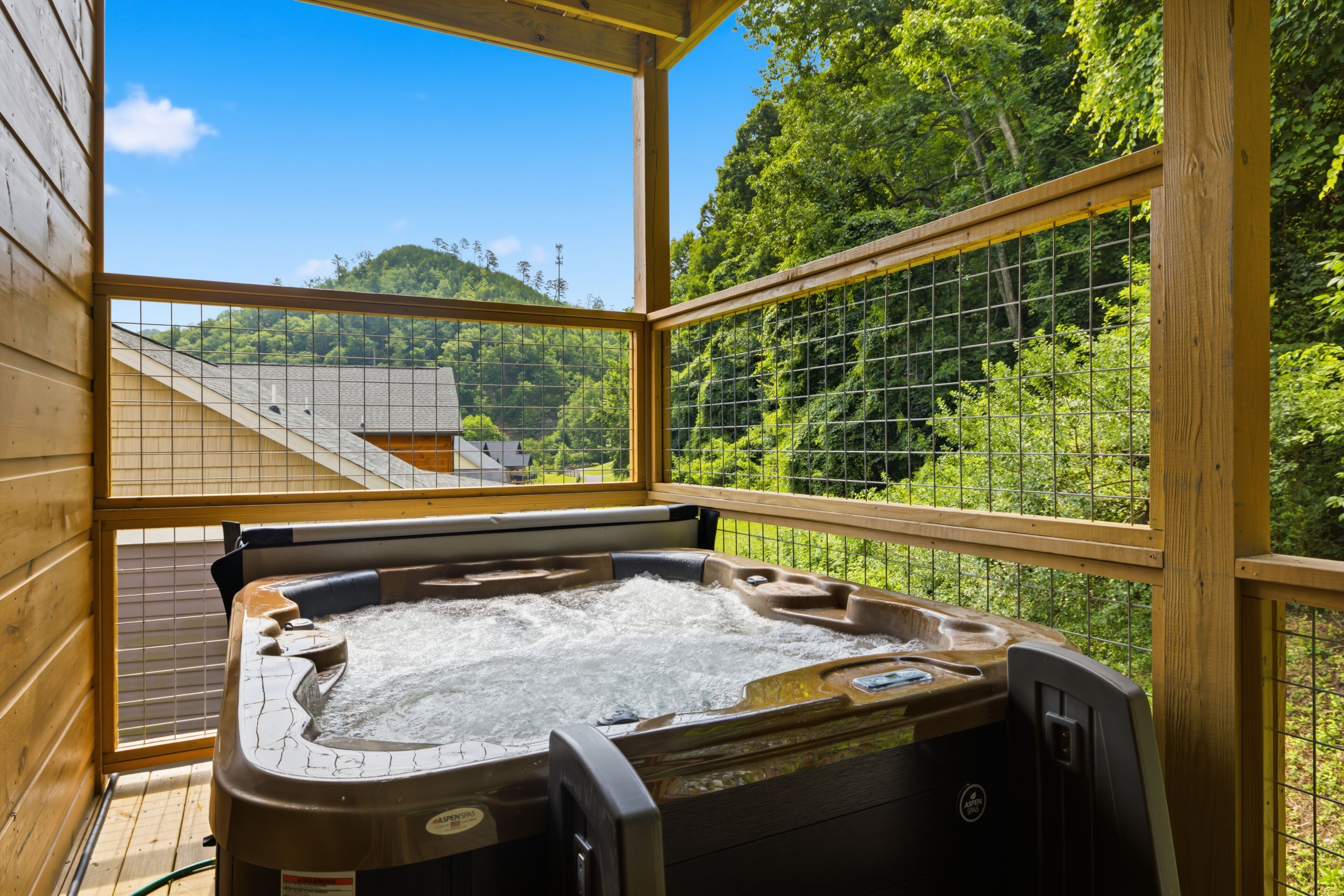 Bain à remous extérieur