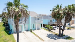 Apartment, 3 Bedrooms | Exterior - New 3br Townhome, Heated Pool, Beach Steps Spi 3 Bedroom Apts (South Padre Island)