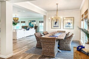 Dining - 🌊 Arlanymor | Windmark Beach | Private Pool, Volleyball + Beach Access (Windmark)