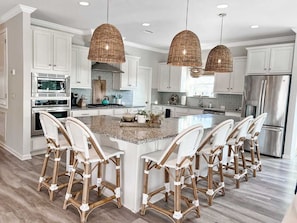 Fridge, microwave, oven, dishwasher - 🌊 Arlanymor | Windmark Beach | Private Pool, Volleyball + Beach Access (Windmark)