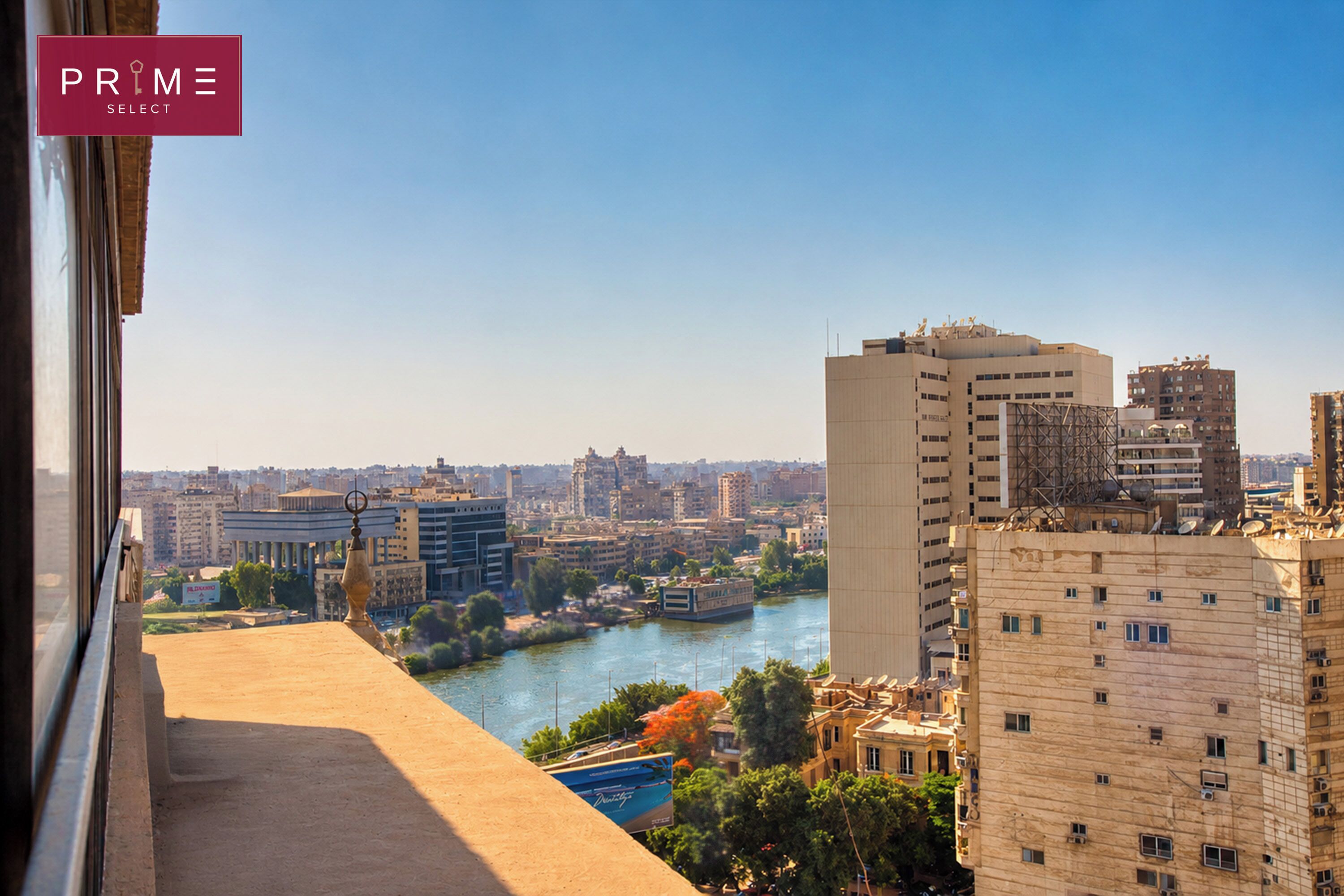 Studio, 2 Single Beds, City View | Balcony view
