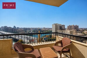 Standard Apartment, 2 Bedrooms, River View | Balcony view - Prime Select Zamalek 26th July (Zamalek)