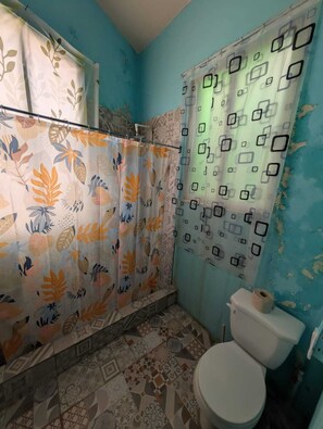 Habitación clásica, tina para personas con discapacidad, torre | Baño | Regadera, toallas, jabón, papel de baño 