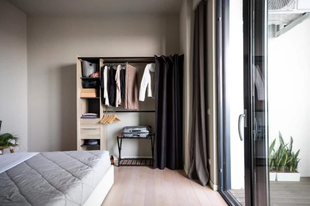Deluxe-Apartment, 1 Schlafzimmer (Bilocale Deluxe) | Verdunkelungsvorhänge, schallisolierte Zimmer, Bügeleisen/Bügelbrett