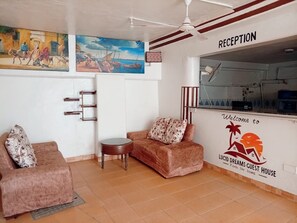 Comfort Single Room, Balcony, Partial Sea View | Lobby - Lucid Dreams Guest House (Ukunda)