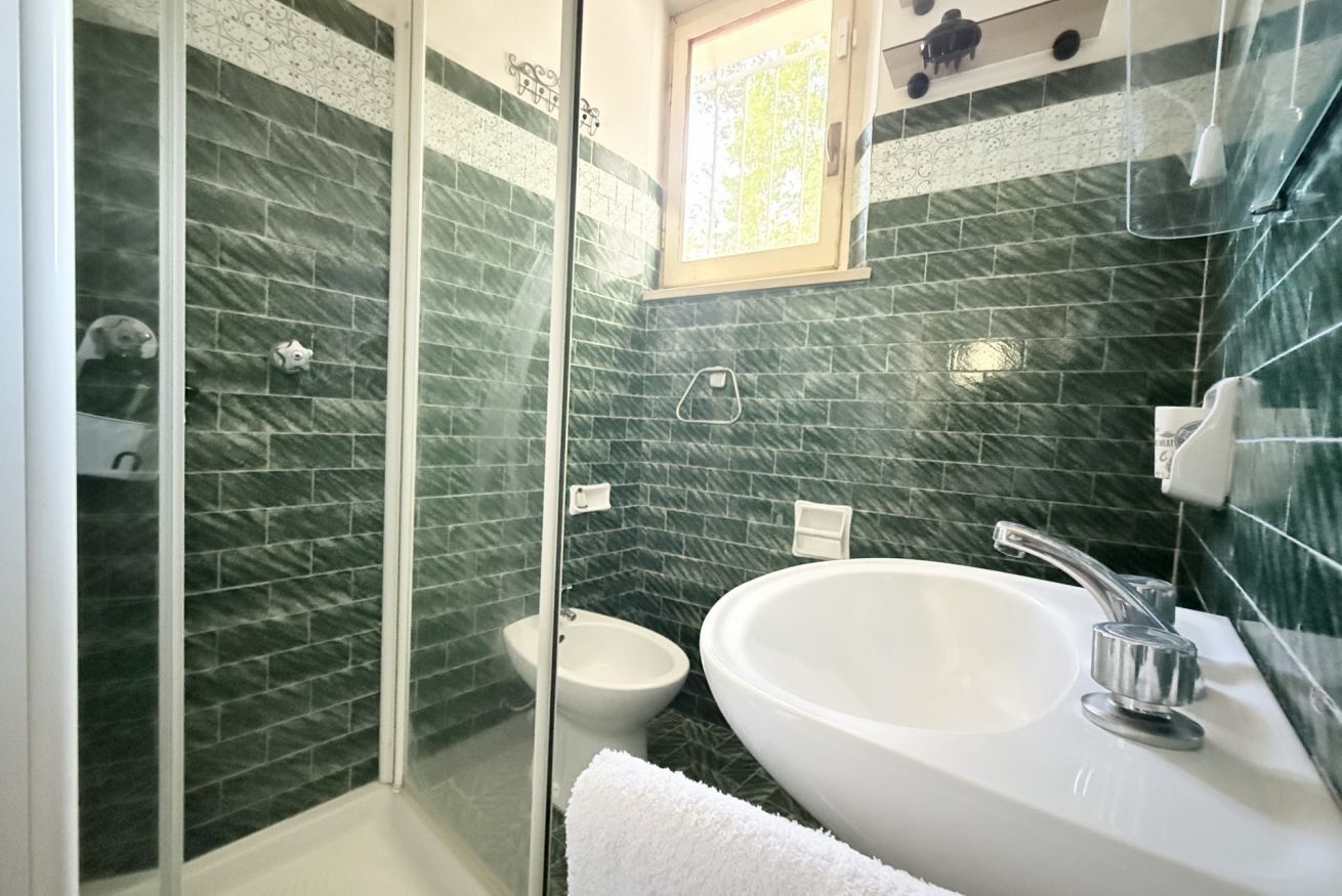 Doccia, bidet, asciugamani