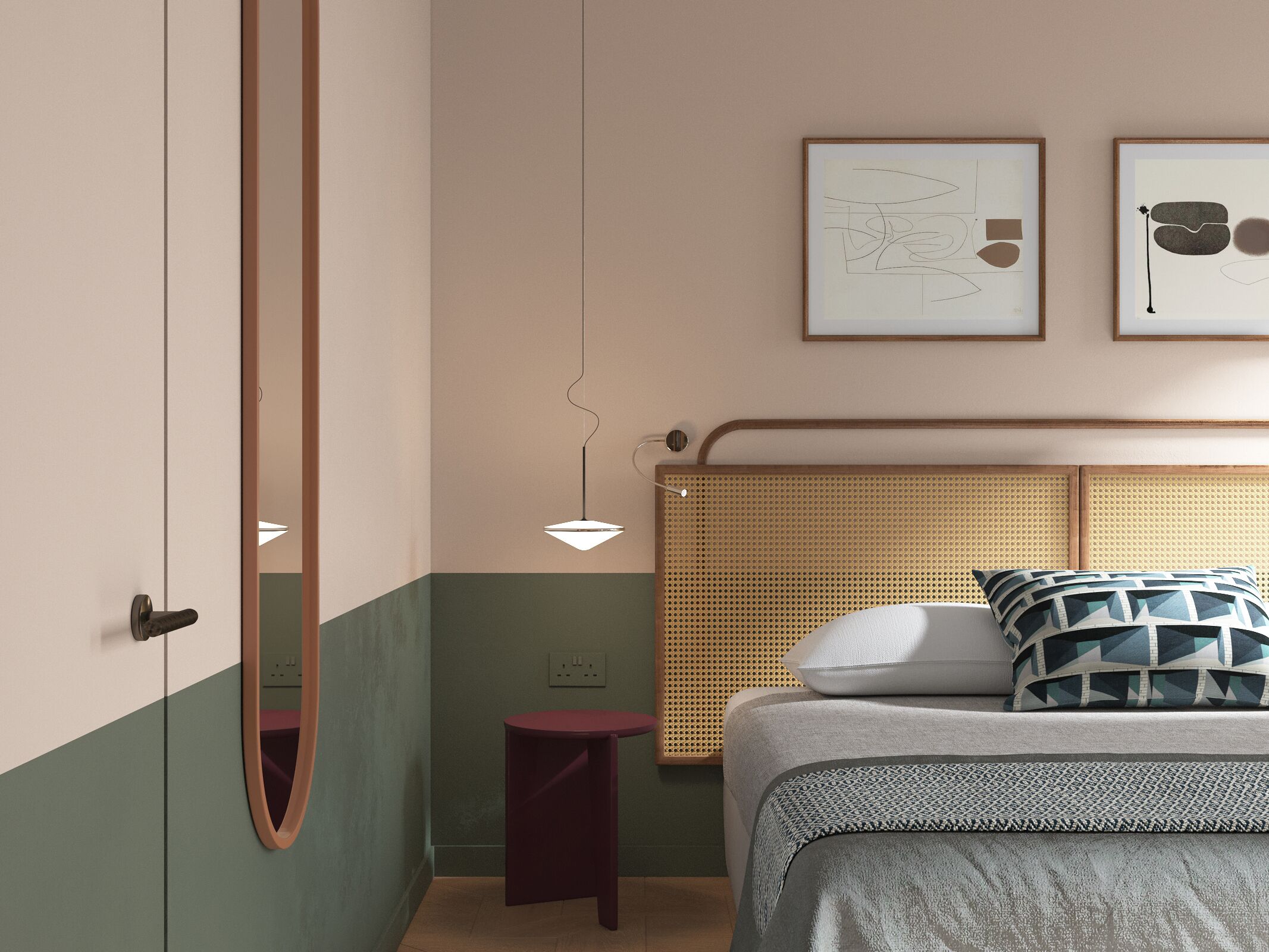 Habitació doble o amb dos llits individuals Deluxe, vistes a la ciutat | Escriptori i wifi gratuïta 