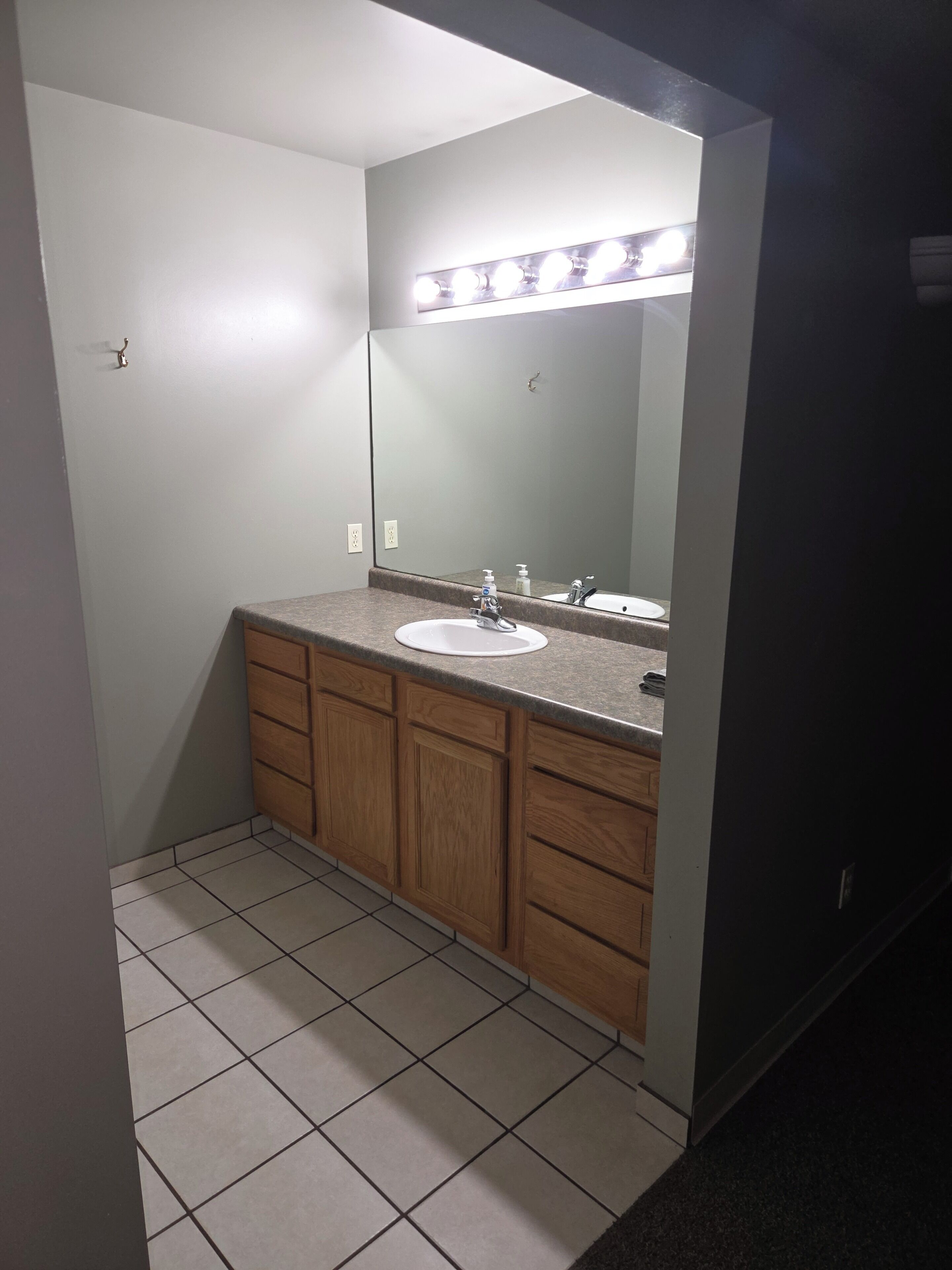 Towels, soap, toilet paper