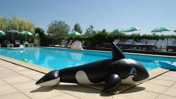Seasonal outdoor pool