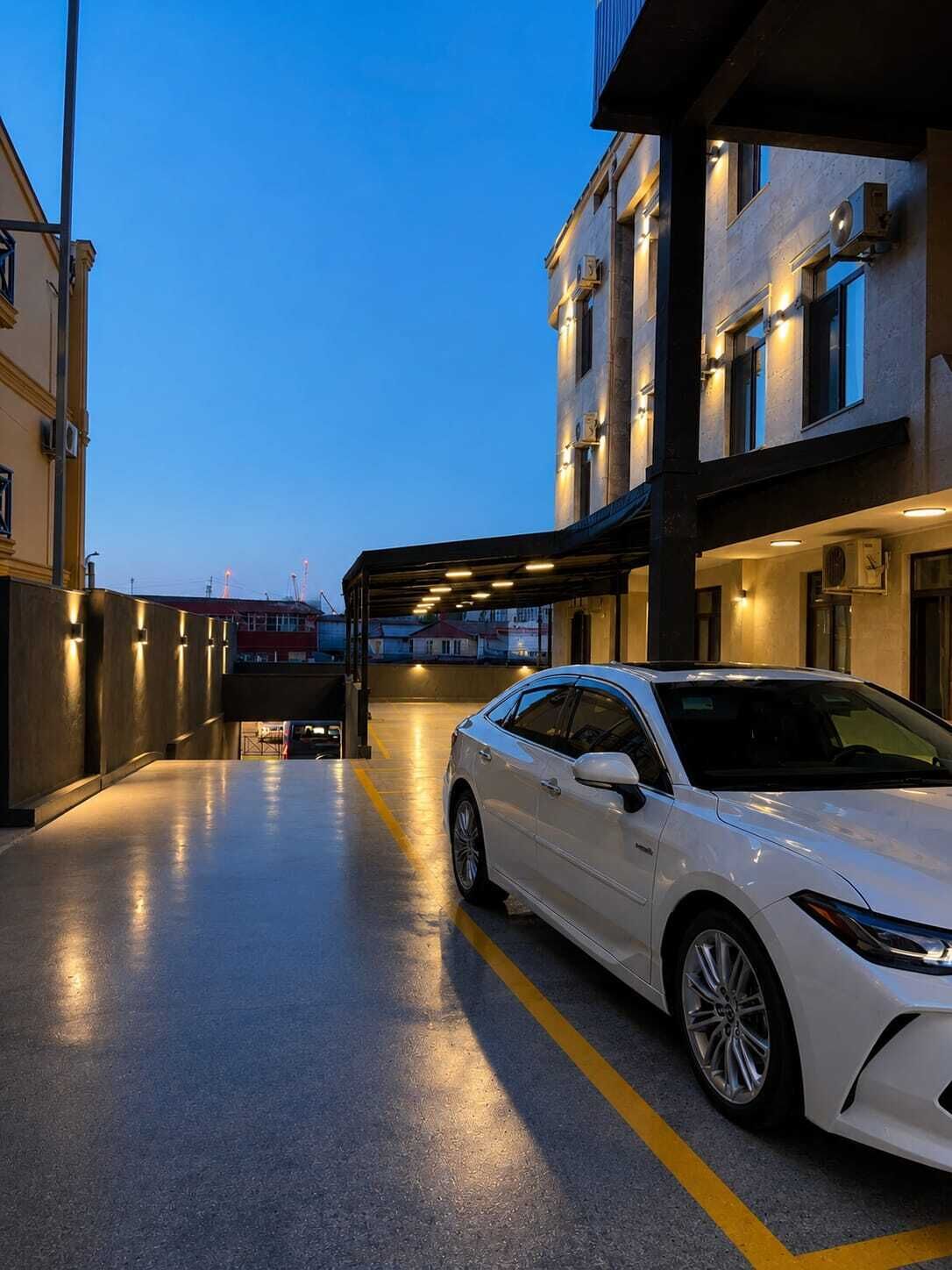 Free self-parking, free valet parking