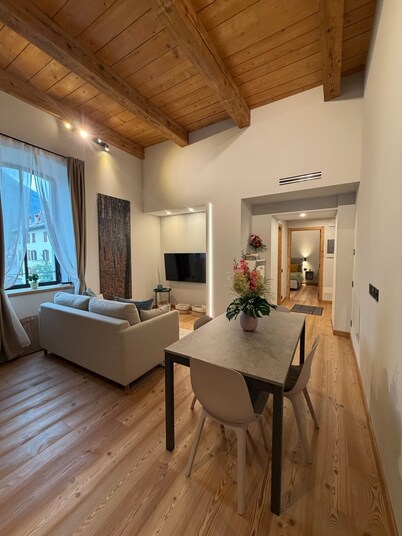 Elegant two-room apartment right in the heart of the city. Conveniently located near amenities and ski facilities.