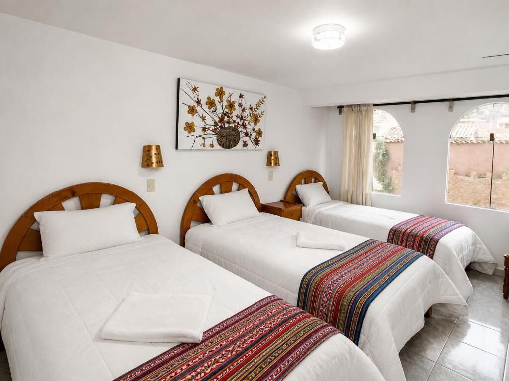 Economy Triple Room, Mountain View | Desk, iron/ironing board, free WiFi