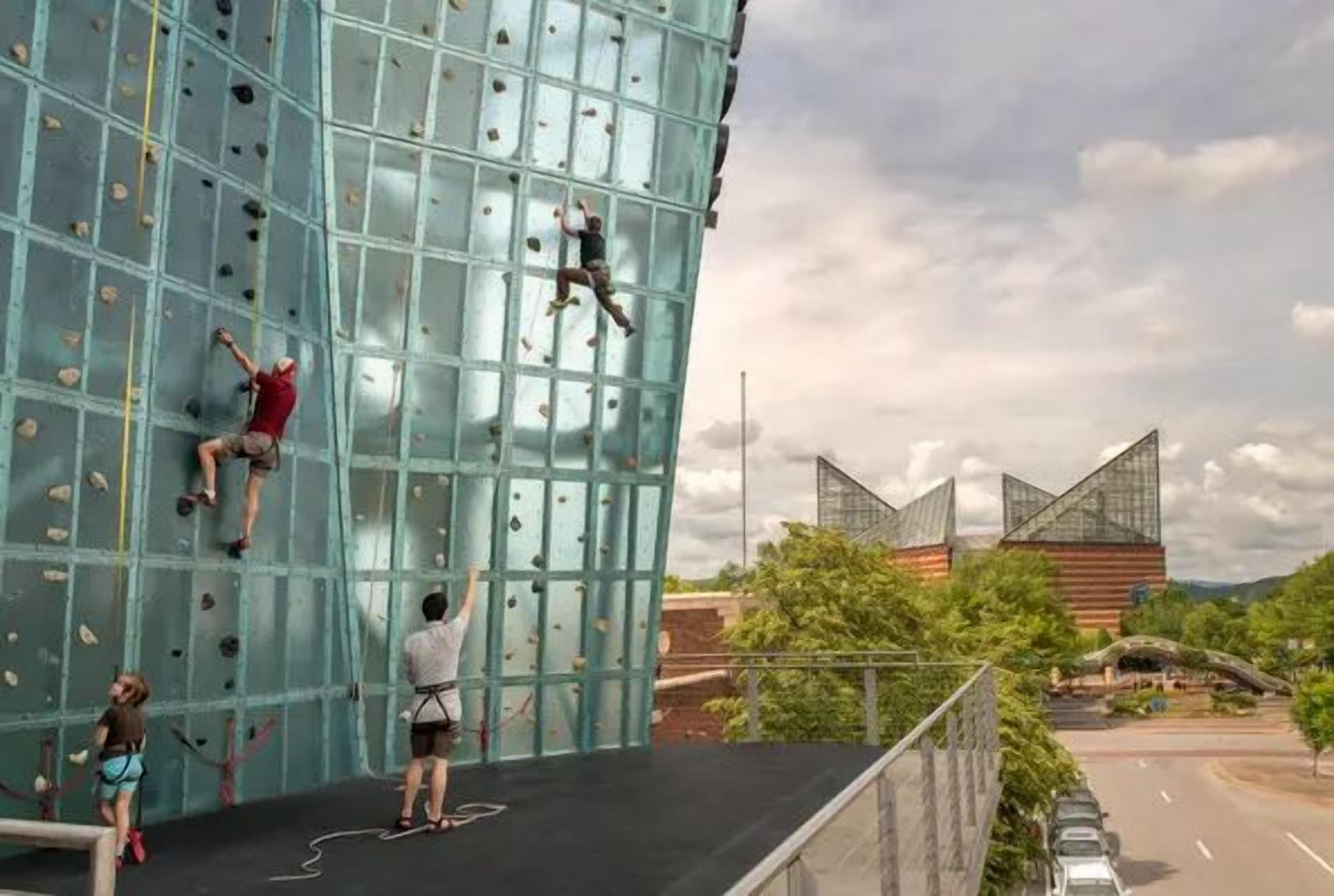 Rock Climbing Located Downtown