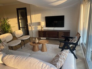 Living area - Dune Villa with a View | Greenhouse, Piano, and Beach Nearby (Ouddorp)