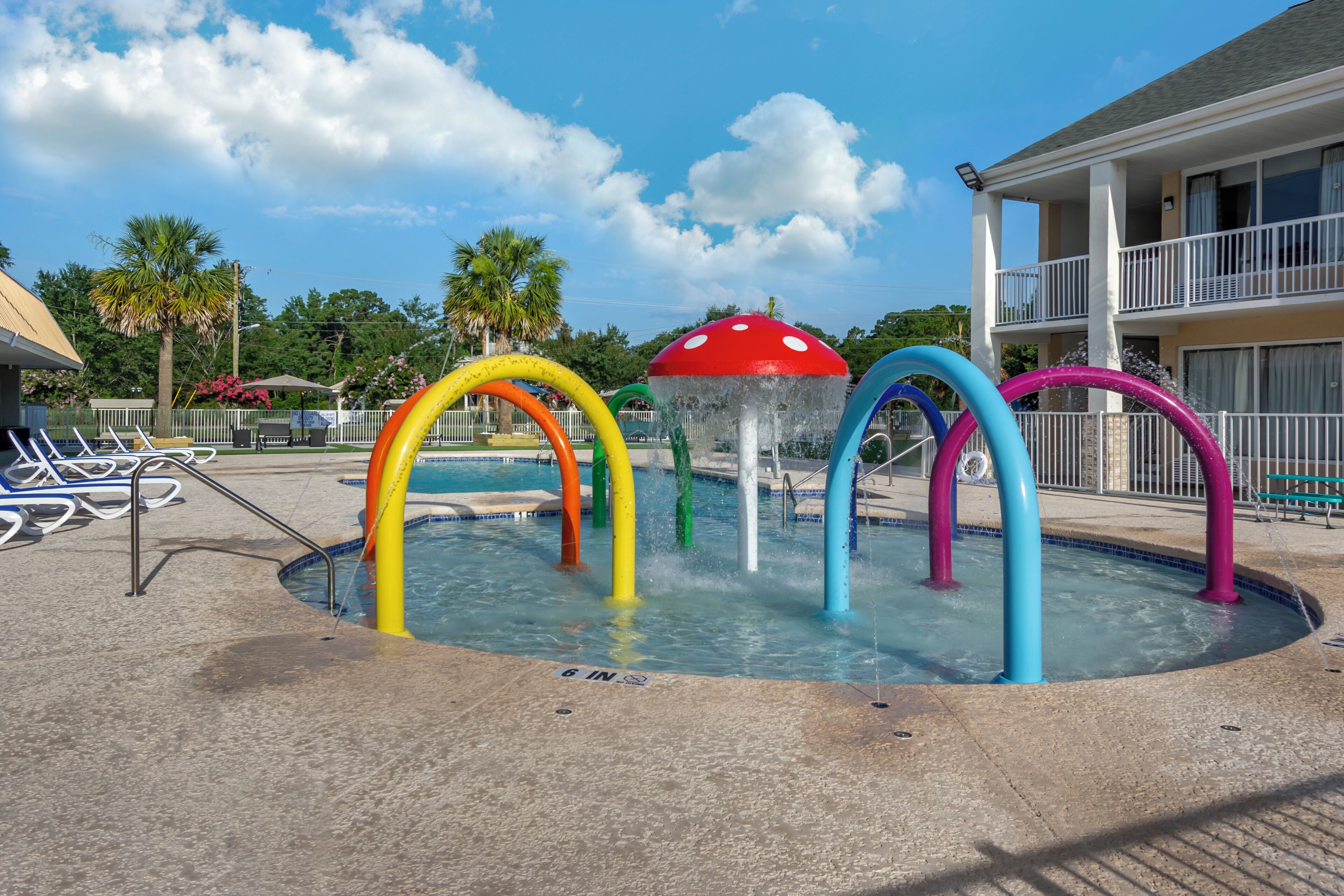 Seasonal outdoor pool