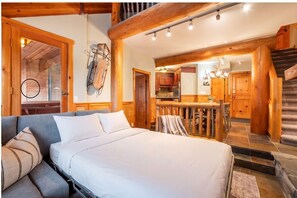Living area: Pull-out sofa - Amazing location | Private hot tub | Free parking (Whistler)