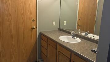 Towels, soap, toilet paper
