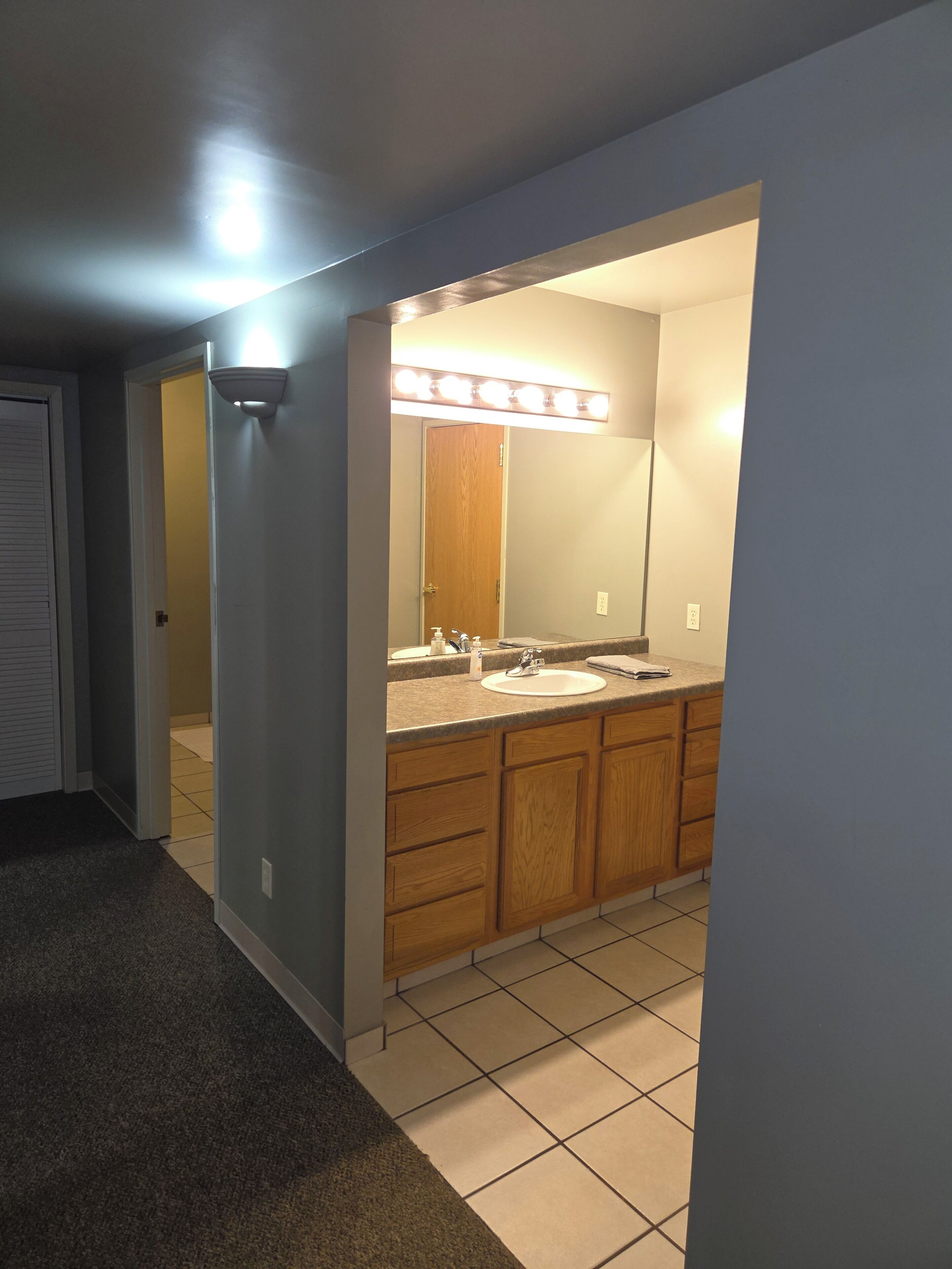 Towels, soap, toilet paper